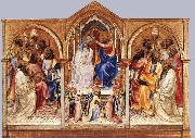 Lorenzo Monaco Coronation of the Virgin and Adoring Saints oil painting artist